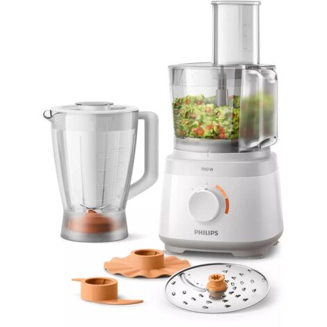 Robot cuisine - PHILIPS - HR7320 - 700 W - 19 fonctions - 1,5 L - Blanc