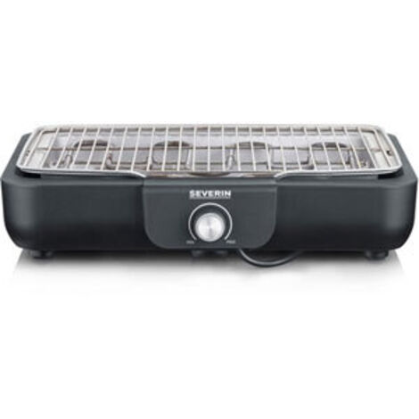 Severin PG 8554 table Barbecue de table filaire, réglage de la température en continu noir,argent (1/10)