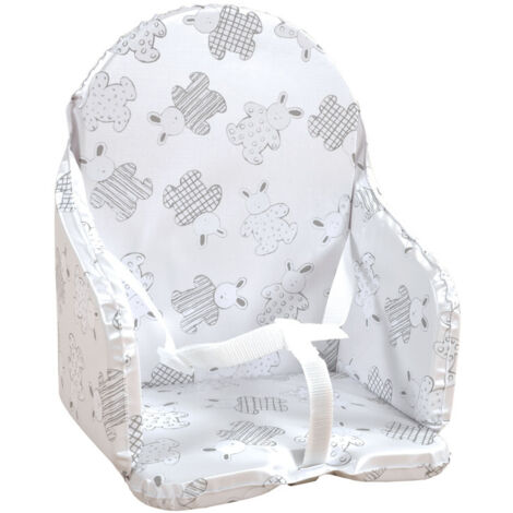 Looping Coussin Chaise Haute Sangles Lapin Pyjama