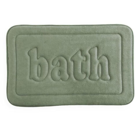 Tapis de bain mémoire de forme - TODAY - UTILITY - 40 x 60 cm - Green