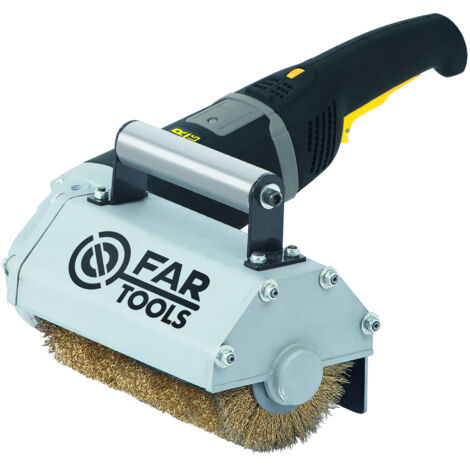 Fartools – Rénovateur extérieur 1800W – Diamètre abrasif 120mm – Collecteur de poussières intégré – Pour surfaces bois, métal et béton