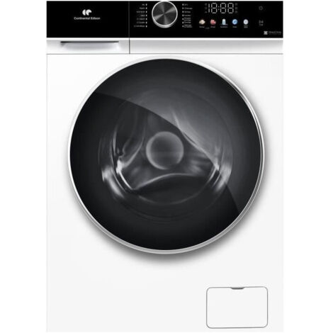 Continental Edison – Lave-linge séchant 10kg – Moteur induction – 1200 trs/min – Design blanc – Économie d'énergie – Pour buanderies modernes (1/5)