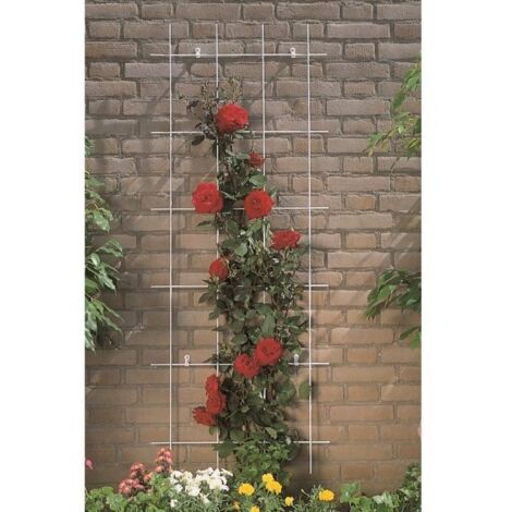 Treillis Extensible En Pin Pour Plantes Grimpantes - 3 Tailles (jusqu'à 180x25 Cm), Clôture Décorative Jardin - 7
