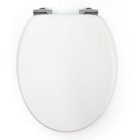 Abattant WC - GELCO DESIGN - Frein de chute magnétique - Blanc (1/4)