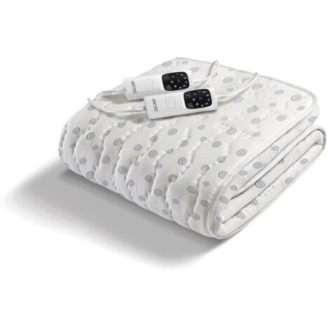 Imetec Adapto Surmatelas Chauffant Blanc Gris Confort