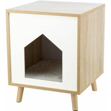 Trixie Isa abri pour chat brun clair et blanc élégant (1/3)