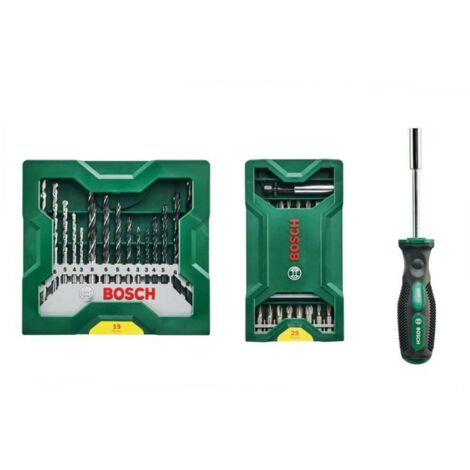 Jeu de 41 embouts + tournevis porte-embout Mini X-Lin BOSCH - 2607017655 (1/9)