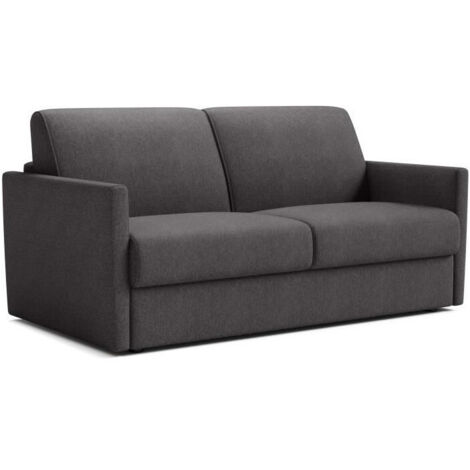Canapé convertible express - 3 places - SMALL - Tissu como 22 Graphite - 168 x 98 x 86 cm (1/5)