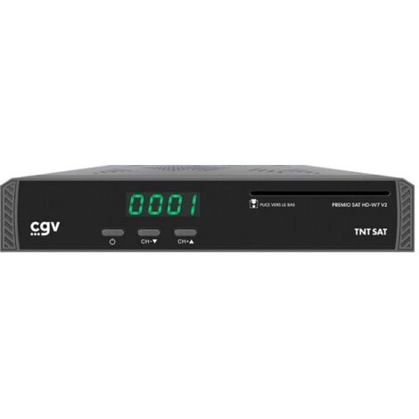 Récepteur TNT SAT HD – Décodeur satellite avec enregistrement USB – Compatible camping-car – Sortie audio numérique coaxiale – CGV