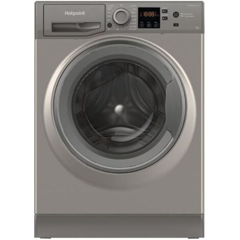 Hotpoint Ariston – Lave-linge frontal 9 kg – Vitesse d'essorage 1400 tr/min – Classe énergétique A – Tambour inox 62 L – 16 programmes – Technologie silencieuse (1/5)