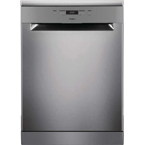Lave-vaisselle pose libre WHIRLPOOL OWFC3C26X - 14 couverts - Induction - L60cm - 46dB - Inox/silver