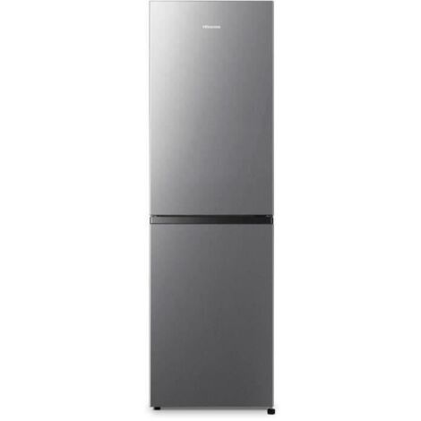 Réfrigérateur combiné - HISENSE - RB327N4ADD - classe D - 256 L - No Frost (Sans givre) - Argent - L 55 x 55,7 x H 182,4 cm