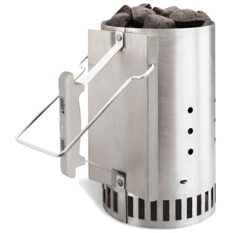 Weber – Cheminee d'allumage Rapidfire pour barbecue à charbon – Allumage rapide et efficace – Compatible avec tous barbecues à charbon (1/10)