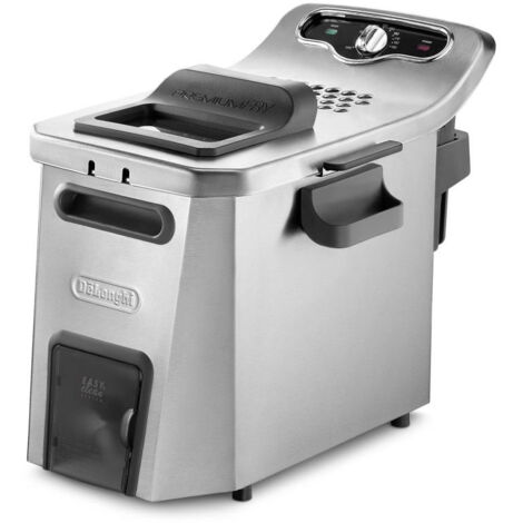 Delonghi – Friteuse électrique 1,5 kg Cool Zone – Capacité d'huile 5 L – Puissance 3200 W – Système Easy Clean pour vidange rapide - F44532CZ