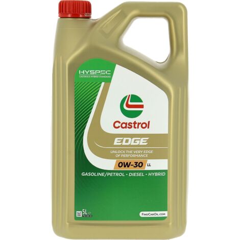 Huile moteur - CASTROL - EDGE 0W-30 LL - 5L (1/4)