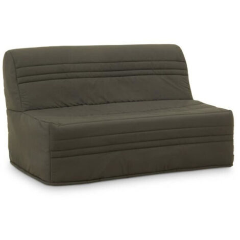 Banquette BZ Joe - Tissu gris anthracite - 3 places - L 143 x P 97 cm - Couchage 140 x 190 cm (1/5)