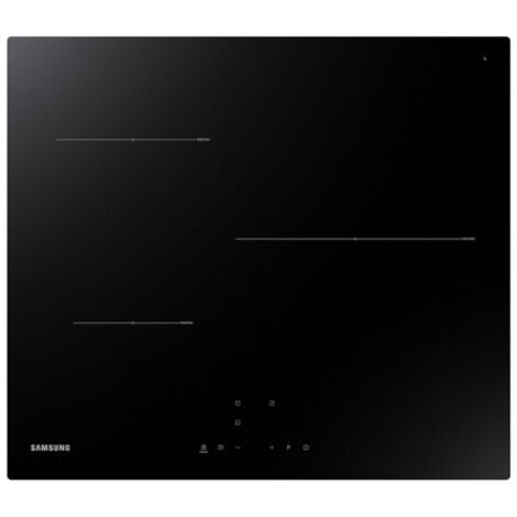 Samsung – Plaque induction 3 foyers 7200W – Dimensions 59x52cm – Encastrable – Commandes sensitives – Sécurité enfant - NZ63T3706A1