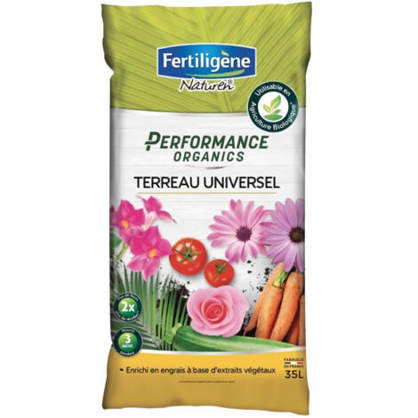FERTILIGENE Terreau Performance Organics Universel - 35 L