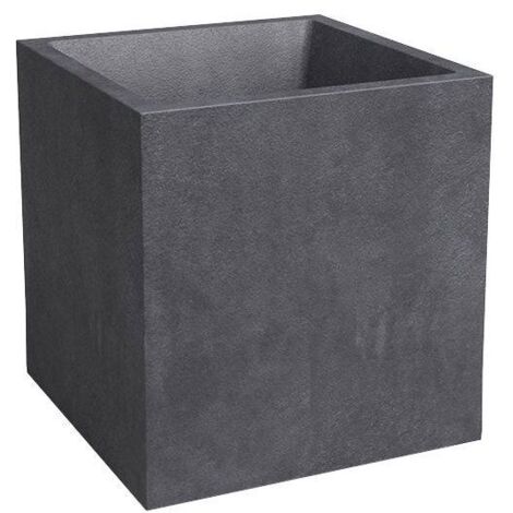 Pot de fleur carré - ARTEVASI - Sydney - 30 cm - 21 L - Anthracite (1/2)