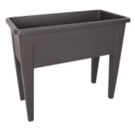 Table de culture Venezia 80cm anthracite – Support pour jardinière – Matériaux résistants – Usage intérieur et extérieur – Artevasi