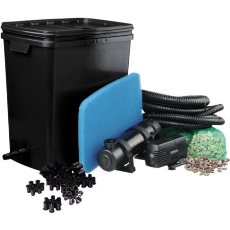 Ubbink – Filtre de bassin FiltraPure 7000 Plus – Capacité 7000 L – Installation facile – Pompe et UV inclus