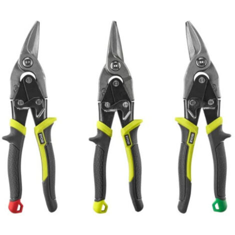 Jeu de 3 cisailles aviation RYOBI - RHAS3PC (1/5)