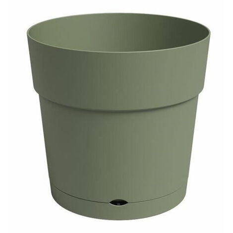 Pot - ARTEVASI - CAPRI - Large - Réserve d'eau - Vert Cendre� - L49,5 x P49,5 x H47,2 cm (1/4)
