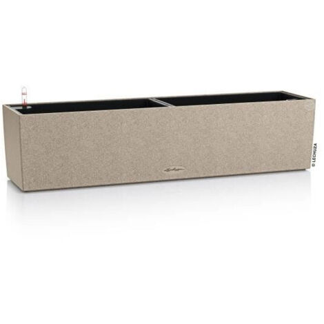 LECHUZA Jardiniere BALCONERA Stone 80 ALL-IN-ONE Beige