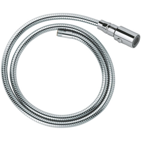 Grohe – Douchette extractible en laiton chromé – Flexible de douche avec filetage standard – Compatible avec installations professionnelles