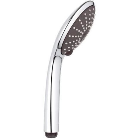 Grohe – Pommeau de douche 27317000 monojet 110mm – Technologie EcoJoy – 2 modes de jets – Finition chromée résistante – Compatible avec flexibles standards (1/10)