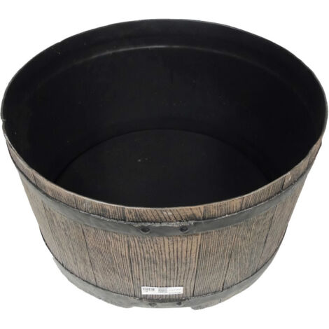 Nature Support de baril d'eau de pluie 30,5x58 cm Marron