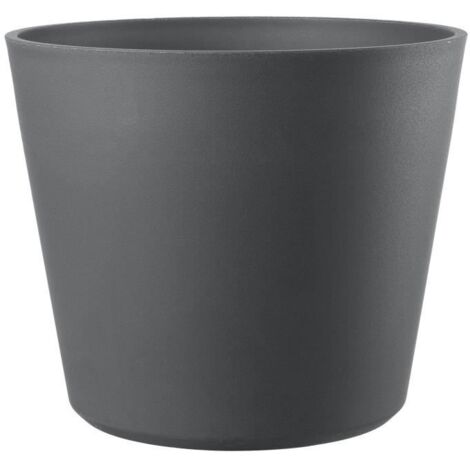 Pot de fleurs - DEROMA - Origin - 85 L - A roulettes - Gris (1/5)
