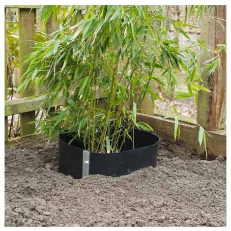 Barrière anti-racines en polyéthylène HDPE 70 cm x 5 m – Épaisseur 1,2 mm – Densité 1000 g/m² – Imputrescible pour jardin – Nature