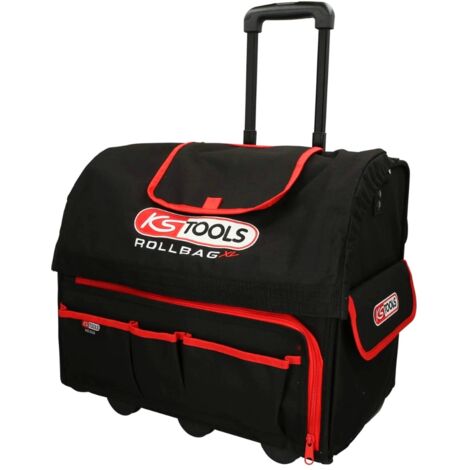 Ks Tools – Sac à outils universel XL en polyester 600D – Chariot télescopique – Compartiments renforcés pour scie et tournevis – Volume 40L (1/10)
