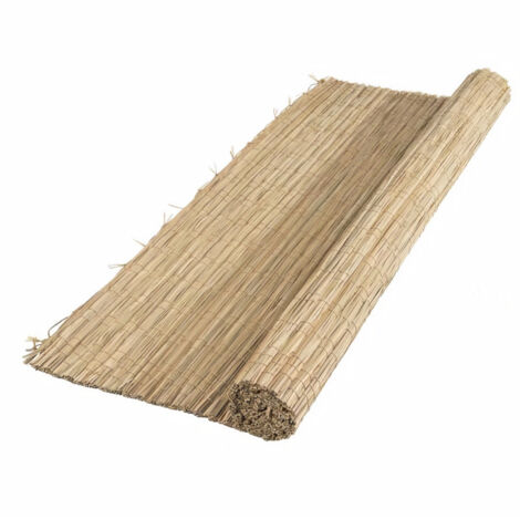 Nature – Clôture de jardin en roseau de carex 1 x 3 m – Occultation 100 % – Installation facile avec fil de nylon – Durable et esthétique