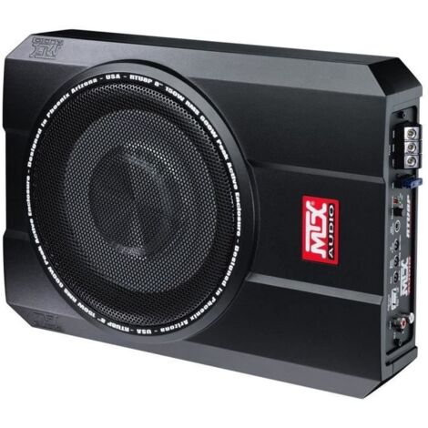 Caisson de basses amplifié - MTX AUDIO - RTU8P - 20 cm - 150 W RMS - Télécommande EBC (1/5)