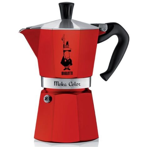 Cafetière italienne 6 tasses rouge - Bialetti - 0004943
