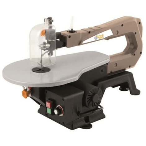 Fartools – Scie à chantourner électrique 85W – Longueur de coupe 400mm – Pour bois dur – Table en fonte – 3 lames incluses (1/10)