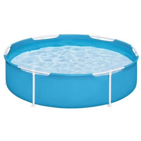 Bestway – Piscine ronde pour enfants 152 x 38 cm – Structure métallique résistante – 580 litres – Pour usage domestique – 56283