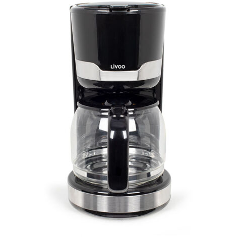 Cafetiere électrique - LIVOO - DOD201N - 1000 W - 1,5 L - 12 a 14 tasses - Noir (1/5)