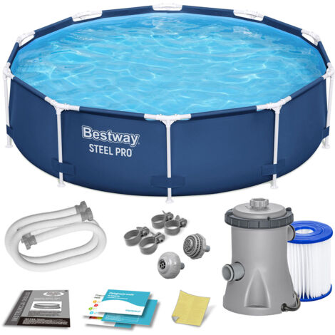 Piscine de jardin tubulaire 305 x 76 cm 8 en 1 Bestway 56679 (1/5)