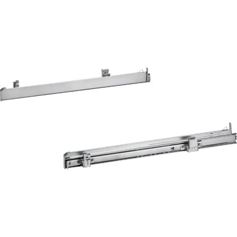 Bosch – Rail télescopique pour four 48 x 13 cm en acier inoxydable – Installation facile – Retrait sécurisé des plaques – HEZ538000 (1/3)