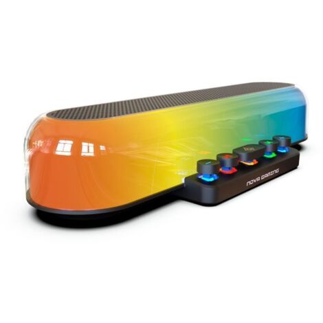 Barre de son gaming - NOVA GAMING - Ursae - LED RGB - Noir (1/5)