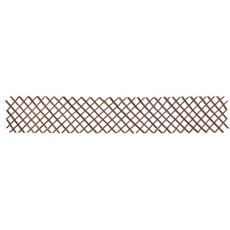 Treillis de jardin 30x180 cm saule l marron Nature (1/5)
