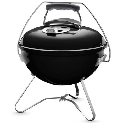 Weber – Barbecue à charbon Smokey Joe Premium 37 cm – Grille en acier pour cuisson homogène – Clapet de ventilation pour température maîtrisée (1/10)