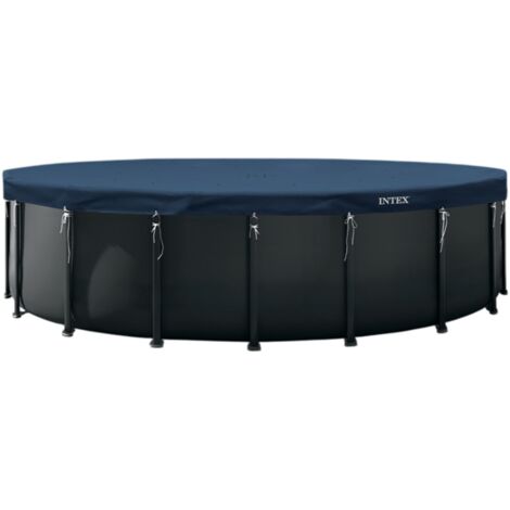 Bâche d’hivernage Intex ronde pour piscine hors sol 6,10 m Bleu
