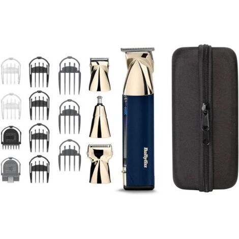 Tondeuse homme Babyliss multiSuper X Metal E992E Edition Gold et Navy Bleu Doré