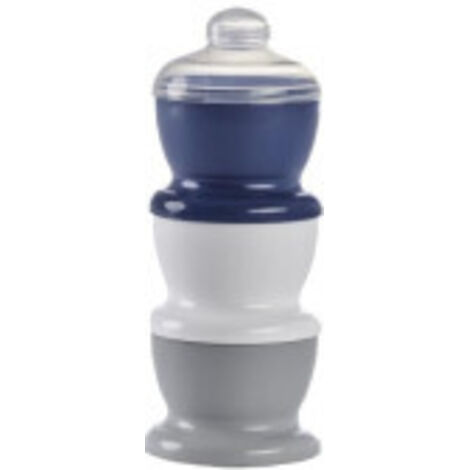 Boîte transport de lait - THERMOBABY - Avec couvercles - Gris charme (1/2)