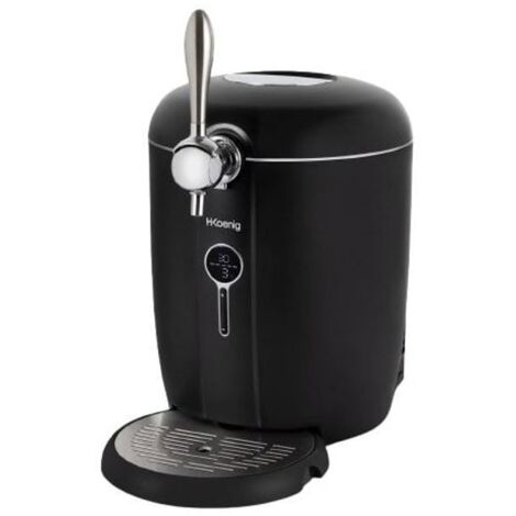 Tireuse a biere HKoeNIG BW1688 - Capacité 6L - Température réglable 3°C a 12°C 6 - Compatible tous fûts - Noir