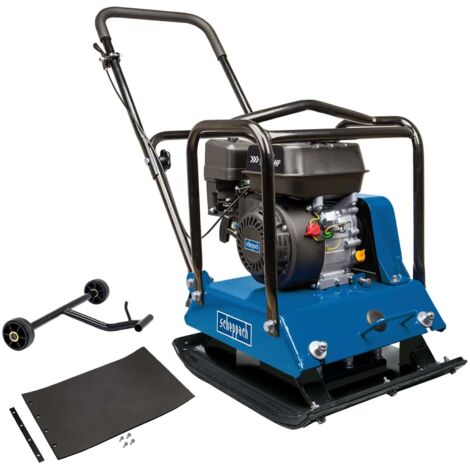 Scheppach – Plaque vibrante thermique 6,5 CV – Pression de compactage 25 kN – Profondeur 35 cm – Vitesse 25 m/min – Tapis caoutchouc inclus - HP2200S (1/5)